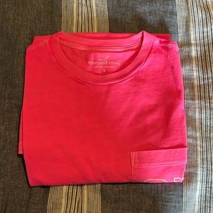 Neon Pink Vineyard Vines T-shirt